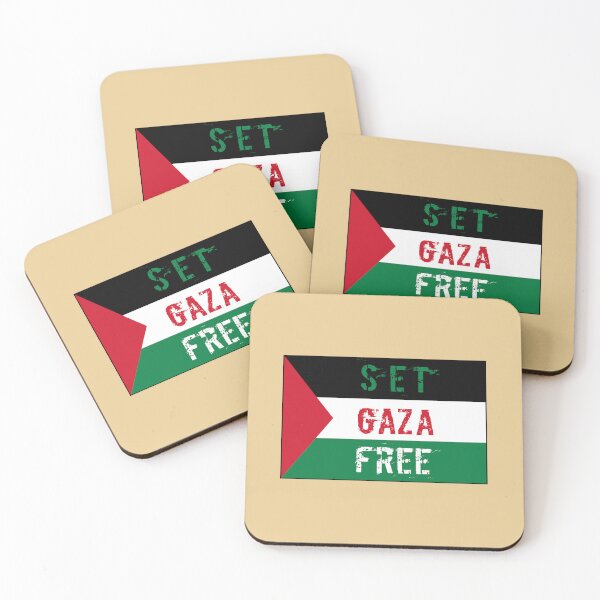 Item preview, Set Gaza Free Art Flag designed and sold by AJ  Liber.