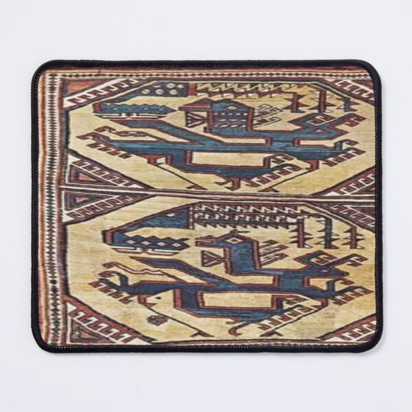 Item preview, Wool-carpet-octagons-combat-motif-Anatolia-Berlin15th.. designed and sold by Vintage-Rug.