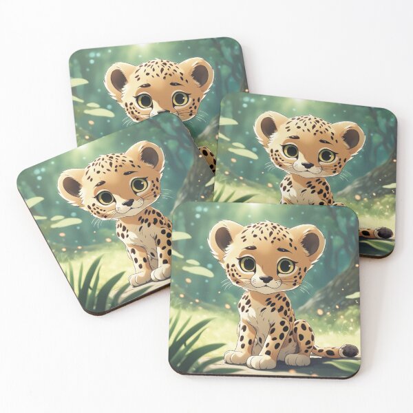 Item preview, Cute Kawaii Cheetah designed and sold by Gabriela McDaniel.