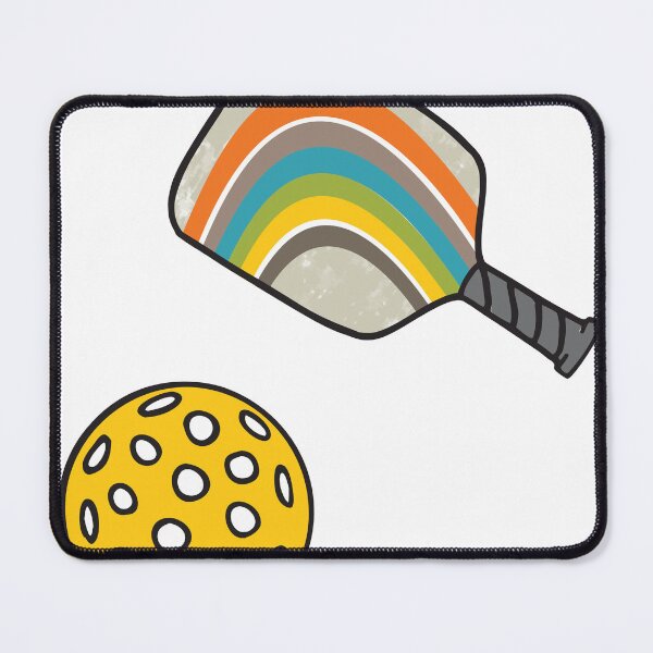 Item preview, Simple pickleball and paddle illustration with Pickleballer designed and sold by PenToPixel.