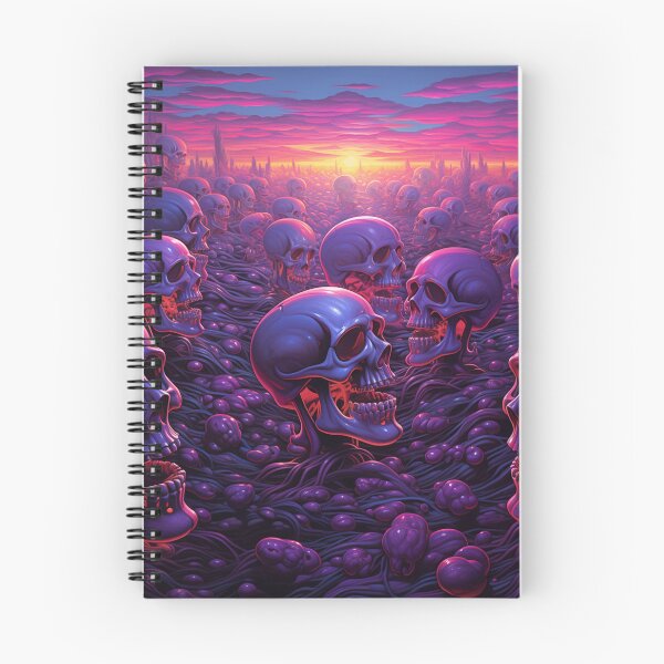 Item preview, Skulls of the Next Generation at Sunrise designed and sold by Matt's Artificial Nature.