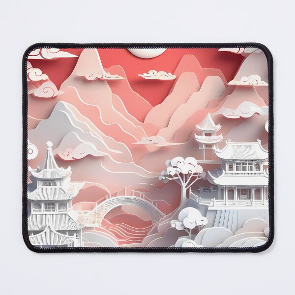 Item preview, Chinese landscape papercut designed and sold by WalterGomes.