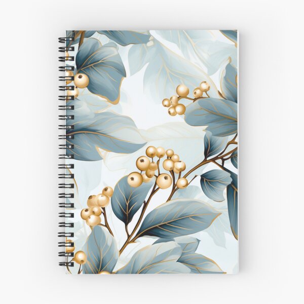 Item preview, Winter Blues Berries print designed and sold by PaperieJennifer.