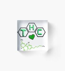 Cannabis Acrylic Block