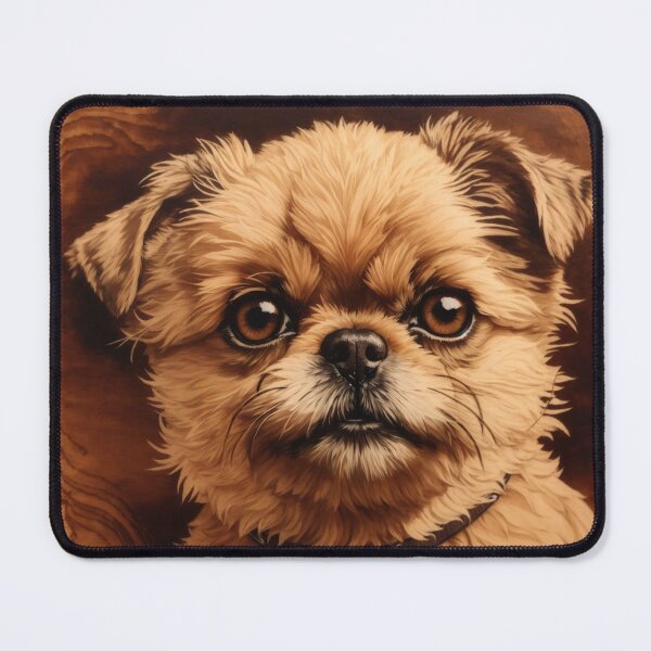 Item preview, Brussels Griffon: The Charismatic Heart of Wood (Pyro Pets Art - 093) designed and sold by pyropetsart.