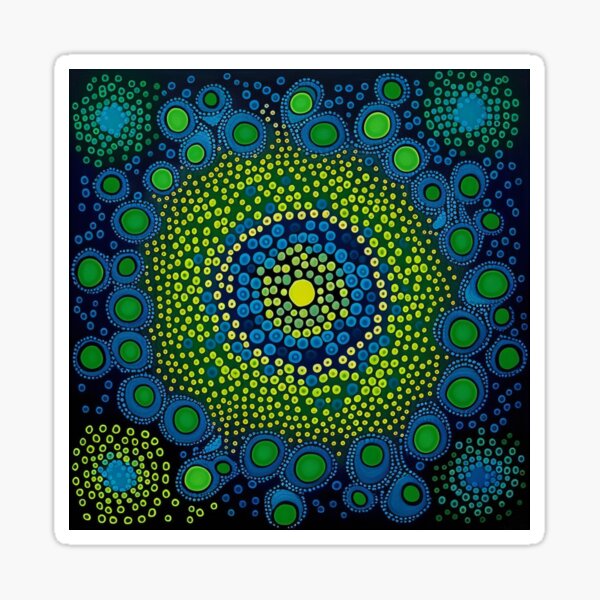 Item preview, Aboriginal Art Print  designed and sold by ArtbyEricG.
