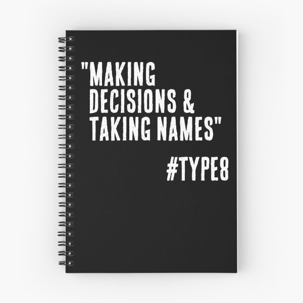 Item preview, Enneagram Type 8 Funny Quote Making Decisions and Taking Names The Challenger The Protector designed and sold by JapanBubble.