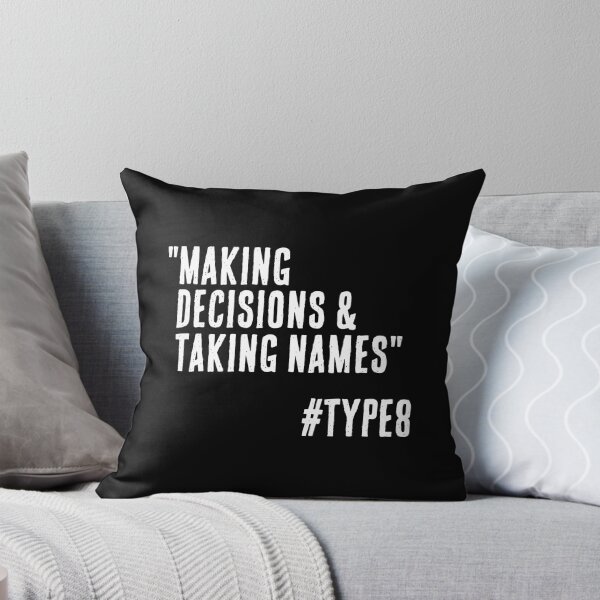 Item preview, Enneagram Type 8 Funny Quote Making Decisions and Taking Names The Challenger The Protector designed and sold by JapanBubble.