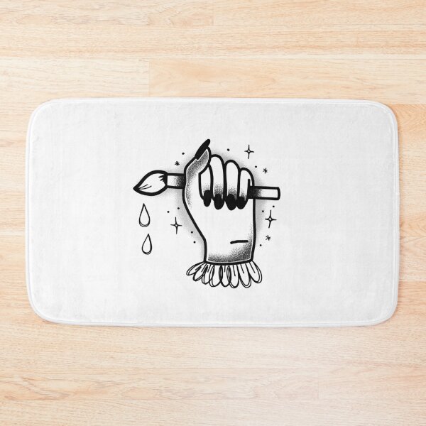 Item preview, Artcore Tattoo hand paint brush designed and sold by jazzydevil.