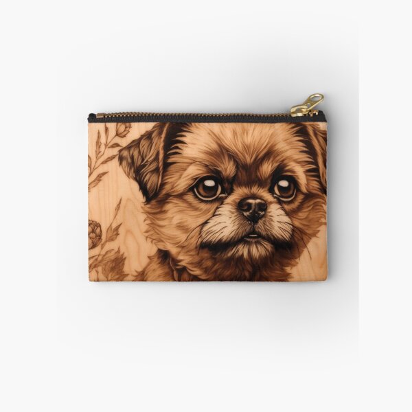 Item preview, Brussels Griffon: The Charismatic Heart of Wood (Pyro Pets Art - 094) designed and sold by pyropetsart.
