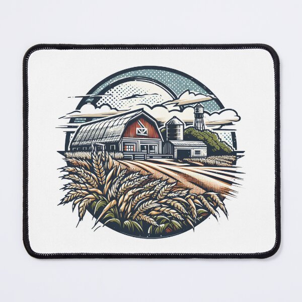 Item preview, Serene Farm Canvas designed and sold by PictoVibe.