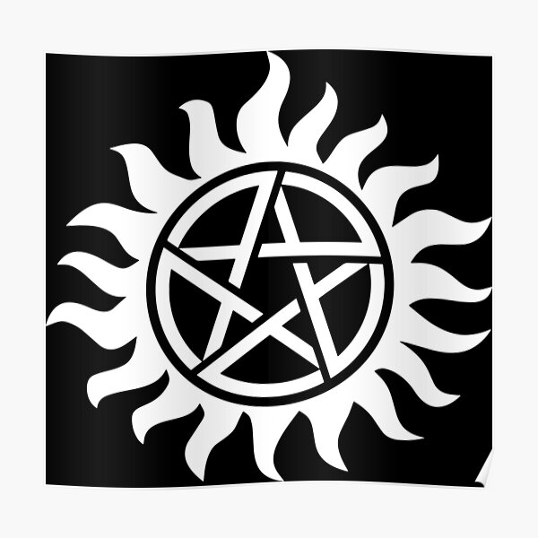 Supernatural tattoo shirt pentagram Art Board Print for Sale by ChrisFeil   Redbubble
