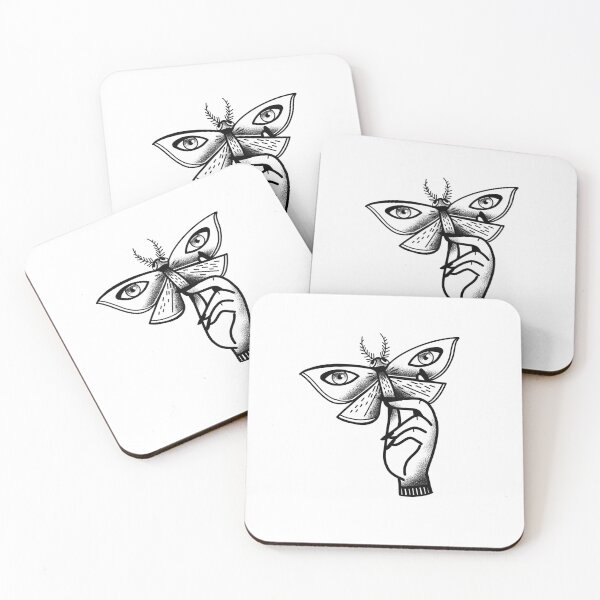 Item preview, Witchcore moth being held by a guiding hand designed and sold by jazzydevil.
