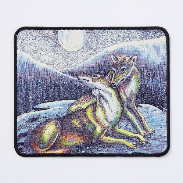 Item preview, Wolf Nuzzling designed and sold by QuixoteRidge.