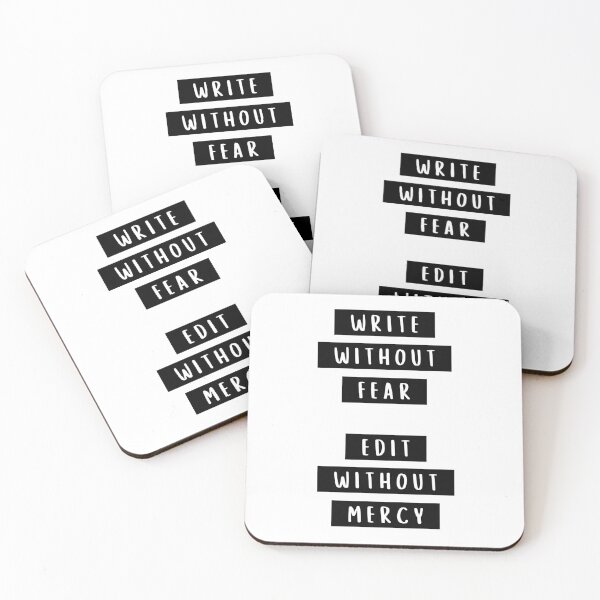 Item preview, Write Without Fear, Edit Without Mercy designed and sold by TheBookishLife.