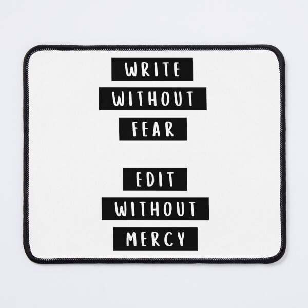 Item preview, Write Without Fear, Edit Without Mercy designed and sold by TheBookishLife.