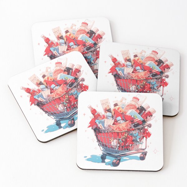 Item preview, Shopping Cart Full of Gifts designed and sold by KaleidoKiosk.