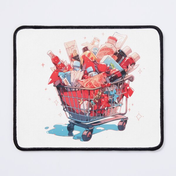 Item preview, Shopping Cart Full of Gifts designed and sold by KaleidoKiosk.