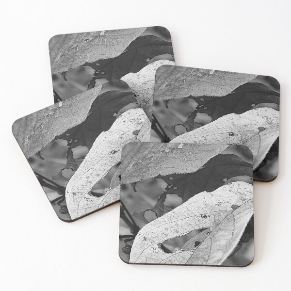 Item preview, Holey Leaf In Black White designed and sold by Katrina M Britt.