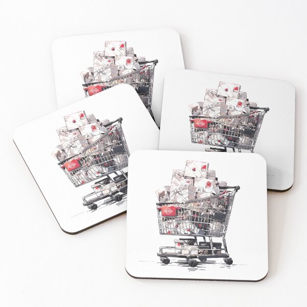 Item preview, Shopping Cart Full of Gifts designed and sold by KaleidoKiosk.