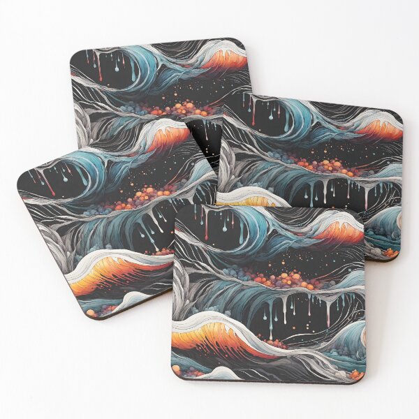 Item preview, Dripping waves designed and sold by aiartistmarket.