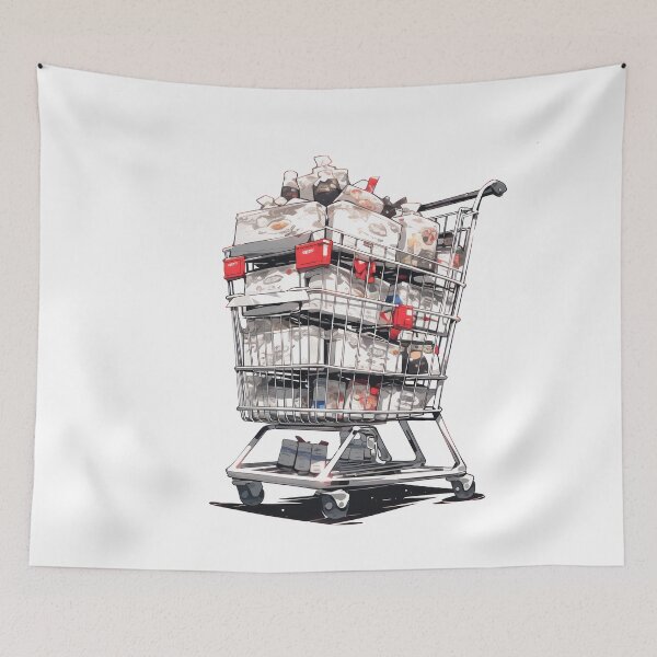 Item preview, Cart Full of Gifts designed and sold by KaleidoKiosk.