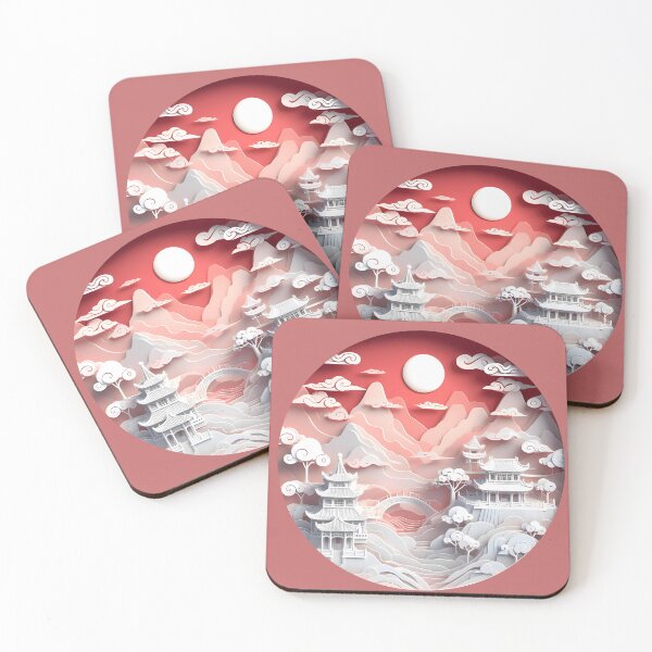 Item preview, Chinese landscape papercut designed and sold by WalterGomes.