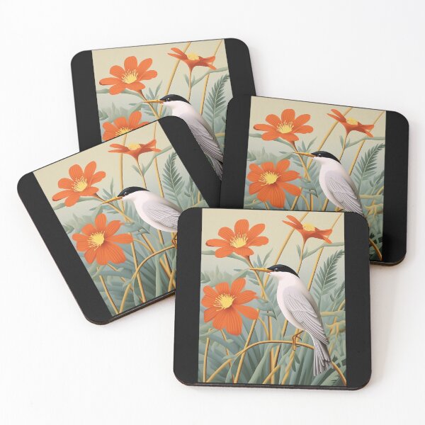 Item preview, Least Tern And A Few Flowers Summer designed and sold by GageStore.