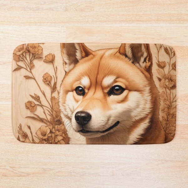 Item preview, Shiba Inu: The Noble Spirit of Wood (Pyro Pets Art - 089) designed and sold by pyropetsart.