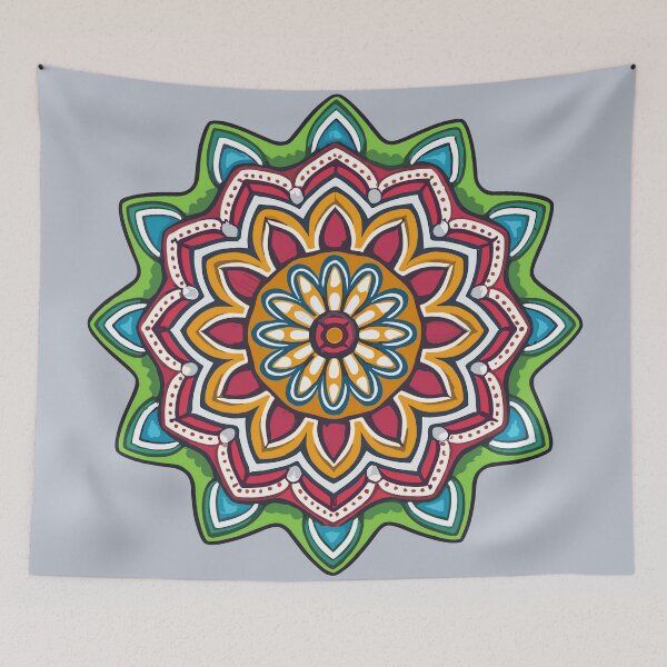 Item preview, Colorful Rangoli Design designed and sold by Jollys-ArtShop.