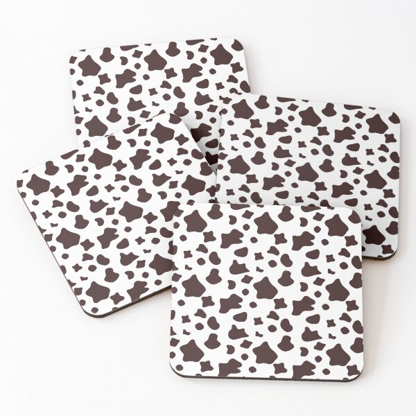 Item preview, Black, brown and white cow spots pattern, animal fur designed and sold by cool-shirts.