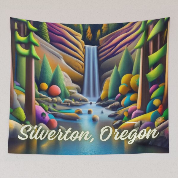Item preview, Silverton Oregon Silver Falls State Park designed and sold by OregonsOwn.