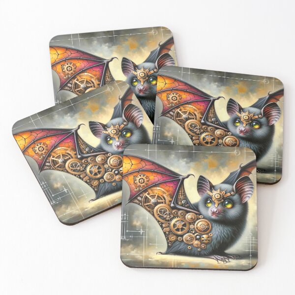 Item preview, Steampunk Baby Black Bat designed and sold by NovosArt.
