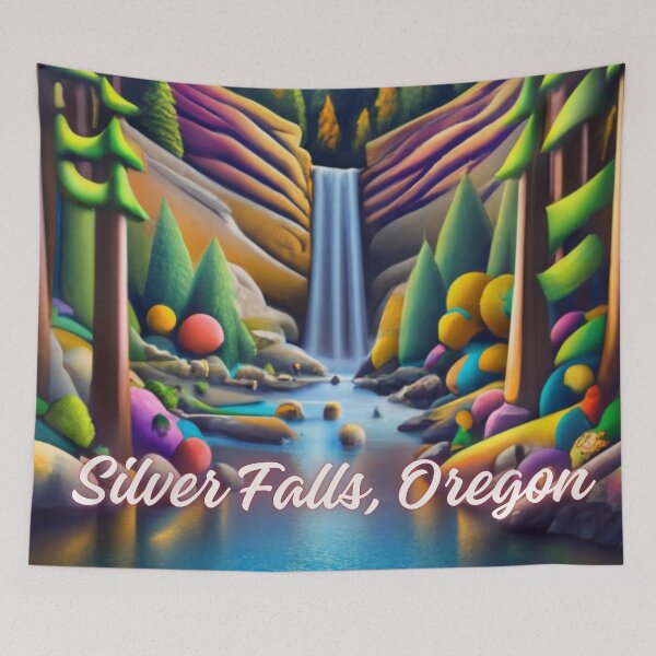 Item preview, Silverton Oregon Silver Falls State Park designed and sold by OregonsOwn.