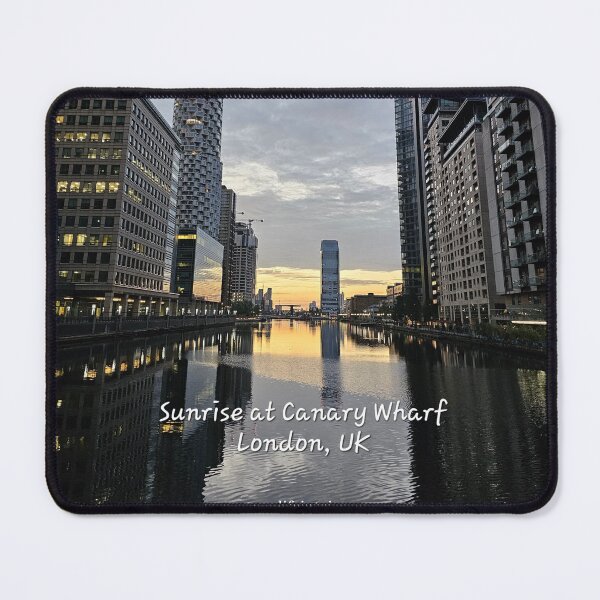 Item preview, Sunrise at Canary Wharf, London designed and sold by LifeinTCI.