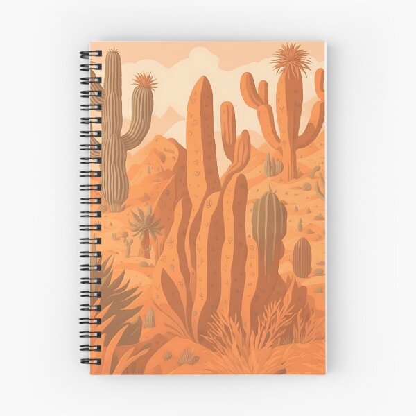 Item preview, "Desert Dreams: Artwork with Seamless Patterns in Warm Sandy Tones and Cacti Accents designed and sold by Best-Art-32.