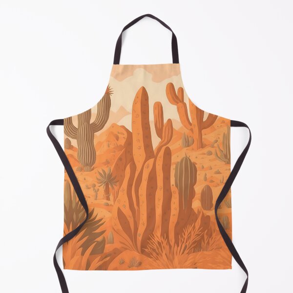 Item preview, "Desert Dreams: Artwork with Seamless Patterns in Warm Sandy Tones and Cacti Accents designed and sold by Best-Art-32.