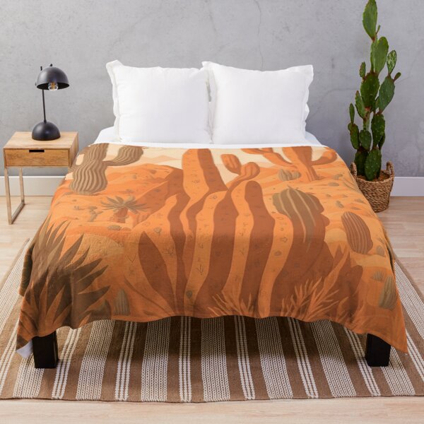 Item preview, "Desert Dreams: Artwork with Seamless Patterns in Warm Sandy Tones and Cacti Accents designed and sold by Best-Art-32.