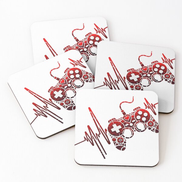 Item preview, Heartbeat of a Gamer: Play with Passion - designed and sold by Studio-Mind.