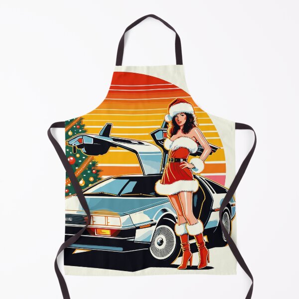Item preview, Eighties Santa Girl Delorean Christmas Tree DMC12 designed and sold by Martymcflay.