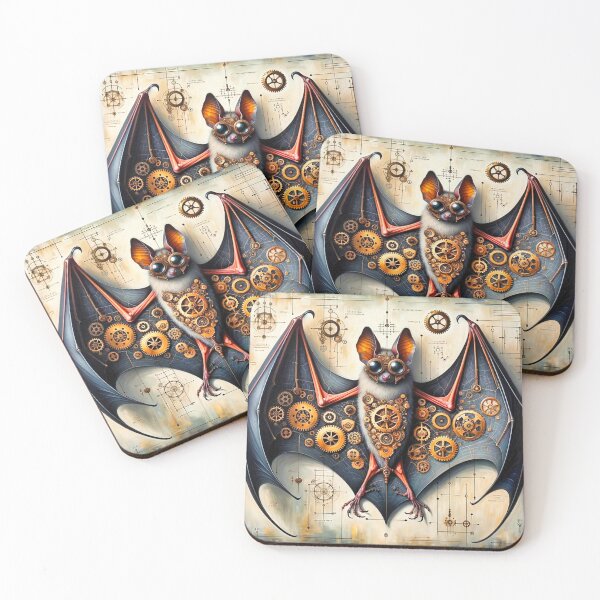 Item preview, Steampunk Black Bat designed and sold by NovosArt.