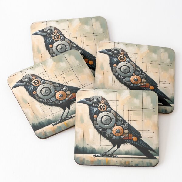 Item preview, Steampunk Black Crow designed and sold by NovosArt.