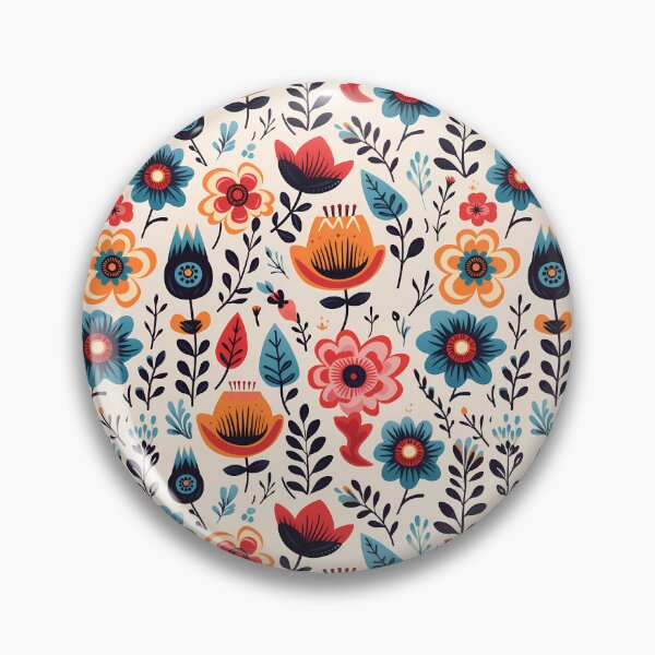 Item preview, Colorful Flowers Decoration Pattern designed and sold by IonDigitalArts.