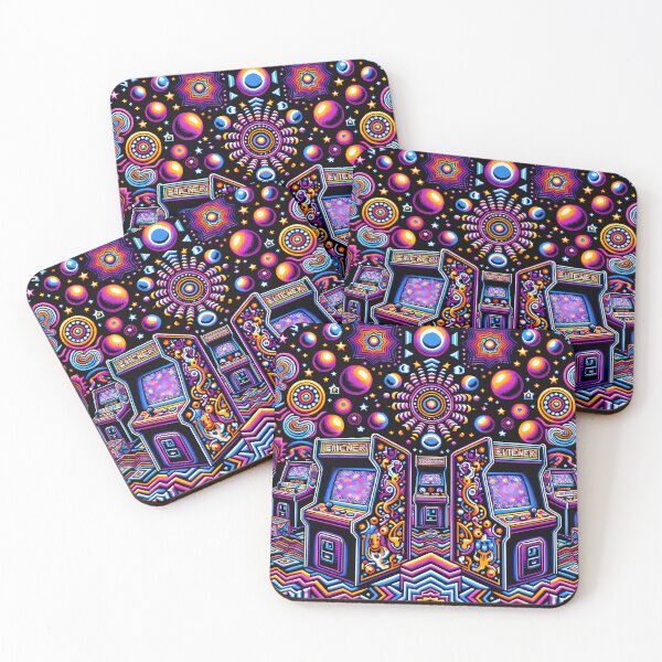 Item preview, Retro Arcade Pattern designed and sold by NeatSplash.
