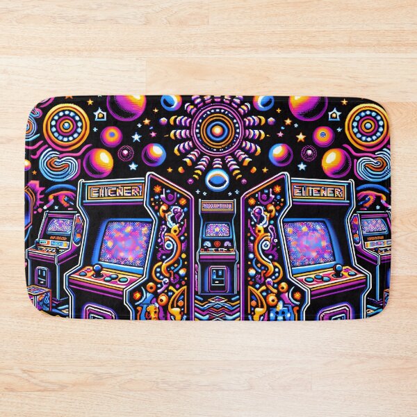 Item preview, Retro Arcade Pattern designed and sold by NeatSplash.