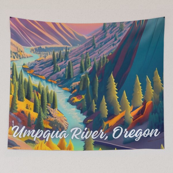 Item preview, Umpqua  River Oregon  designed and sold by OregonsOwn.
