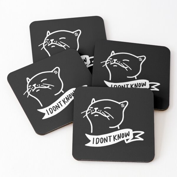 Item preview, I don't Know designed and sold by Chutopia.