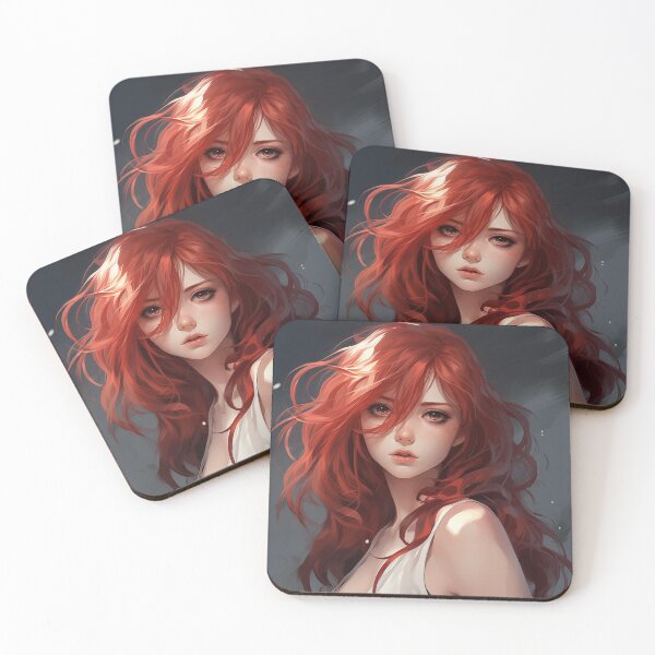 Item preview, Redhead Heroine Anime designed and sold by Dramaqueenbee.