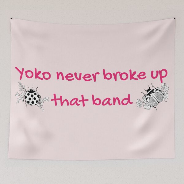 Item preview, Yoko lyric image designed and sold by katiebca2.