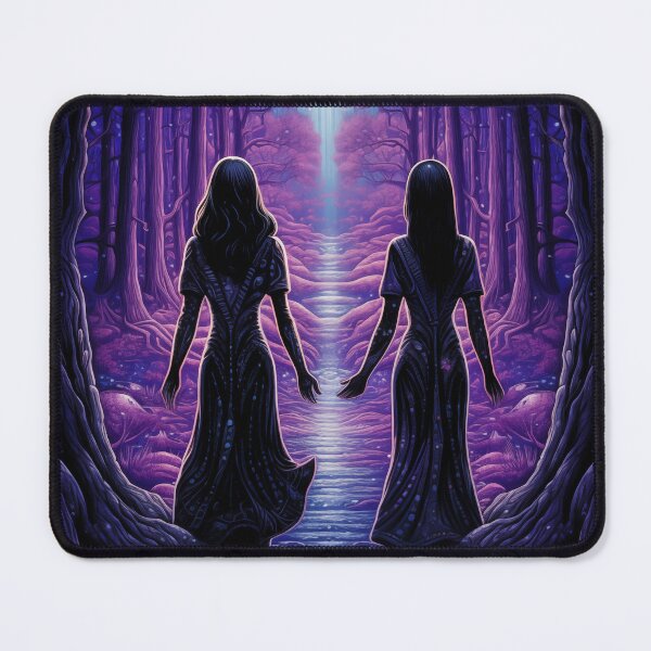 Item preview, Mystical Twin Sisters on the Purple Path designed and sold by Matt's Artificial Nature.